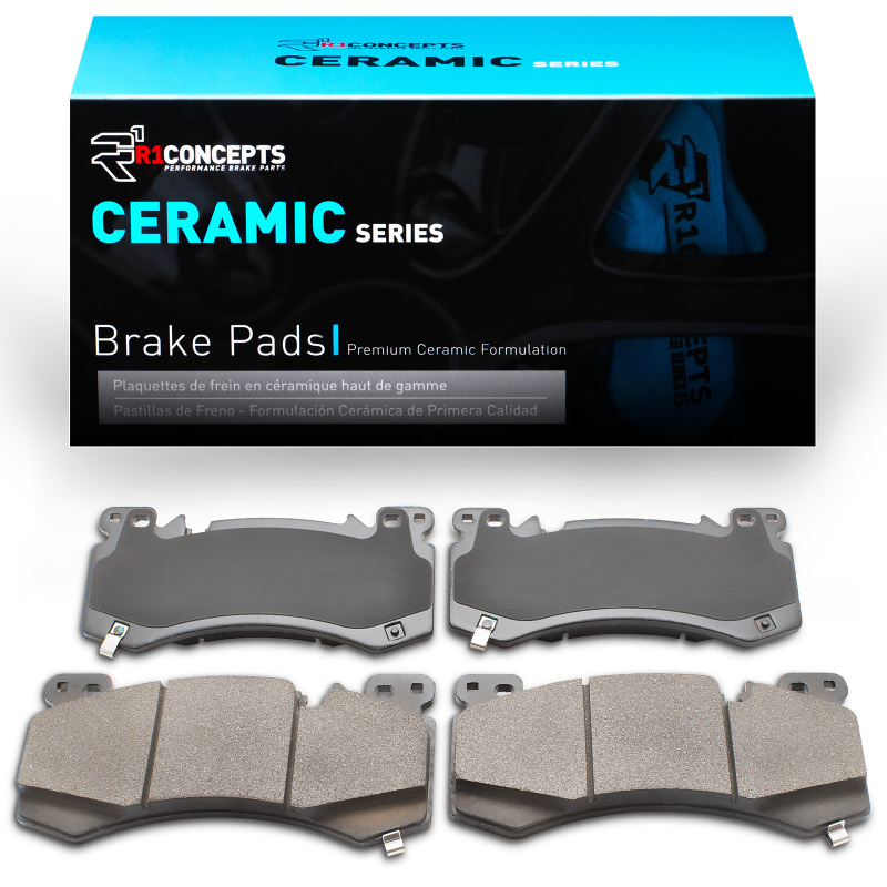 GMC Yukon XL Brake Pads - Front - R1 Concepts - Ceramic - `21-`26